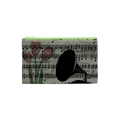 Vintage music design Cosmetic Bag (XS)