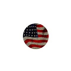 Vintage American Flag 1  Mini Buttons by Valentinaart