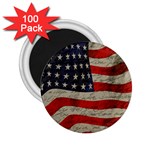 Vintage American flag 2.25  Magnets (100 pack)  Front