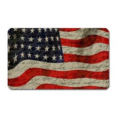 Vintage American Flag Magnet (rectangular)