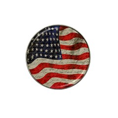 Vintage American Flag Hat Clip Ball Marker