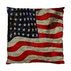 Vintage American Flag Standard Cushion Case (one Side) by Valentinaart