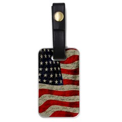 Vintage American Flag Luggage Tags (one Side) 