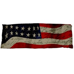 Vintage American Flag Body Pillow Case (dakimakura) by Valentinaart