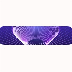 Abstract Fractal 3d Purple Artistic Pattern Line Large Bar Mats