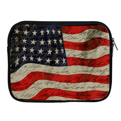 Vintage American Flag Apple Ipad 2/3/4 Zipper Cases by Valentinaart