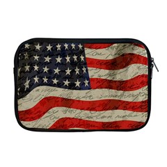 Vintage American Flag Apple Macbook Pro 17  Zipper Case by Valentinaart