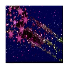 Stars Abstract Shine Spots Lines Tile Coasters by Simbadda