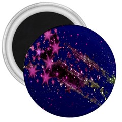 Stars Abstract Shine Spots Lines 3  Magnets