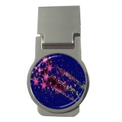 Stars Abstract Shine Spots Lines Money Clips (round)  by Simbadda