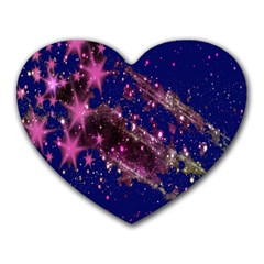 Stars Abstract Shine Spots Lines Heart Mousepads by Simbadda