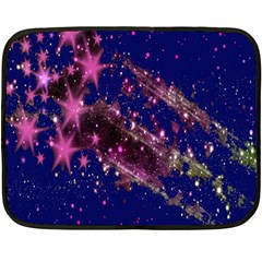 Stars Abstract Shine Spots Lines Fleece Blanket (mini)