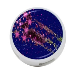 Stars Abstract Shine Spots Lines 4-port Usb Hub (two Sides)  by Simbadda