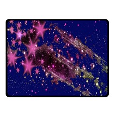 Stars Abstract Shine Spots Lines Fleece Blanket (small) by Simbadda