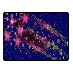 Stars Abstract Shine Spots Lines Fleece Blanket (Small) 50 x40  Blanket Front