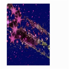 Stars Abstract Shine Spots Lines Small Garden Flag (two Sides) by Simbadda