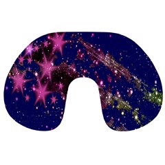 Stars Abstract Shine Spots Lines Travel Neck Pillows by Simbadda