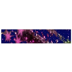 Stars Abstract Shine Spots Lines Flano Scarf (small)