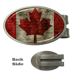 Canada Flag Money Clips (oval)  by Valentinaart