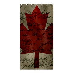 Canada Flag Shower Curtain 36  X 72  (stall)  by Valentinaart