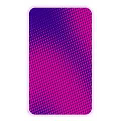 Retro Halftone Pink On Blue Memory Card Reader