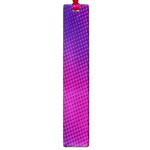 Retro Halftone Pink On Blue Large Book Marks Front