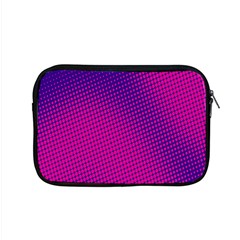 Retro Halftone Pink On Blue Apple Macbook Pro 15  Zipper Case