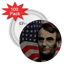 Lincoln Day  2 25  Buttons (100 Pack) 