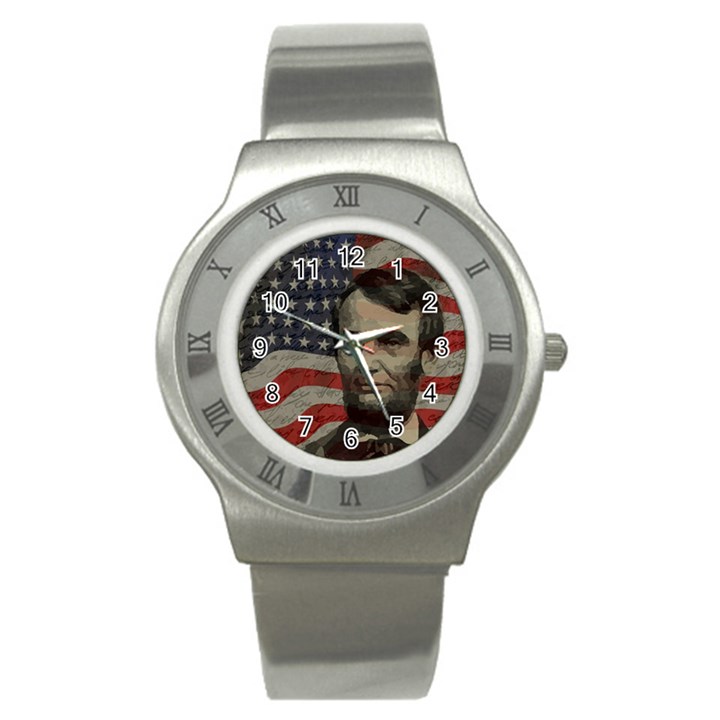 Lincoln day  Stainless Steel Watch