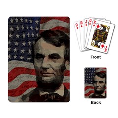 Lincoln Day  Playing Card by Valentinaart