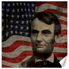 Lincoln Day  Canvas 12  X 12  