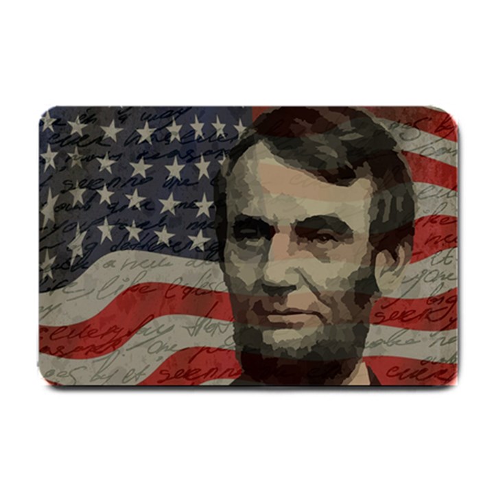 Lincoln day  Small Doormat 