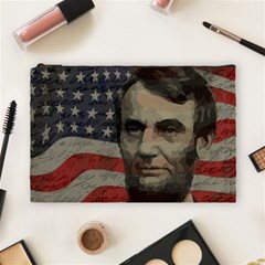 Lincoln Day  Cosmetic Bag (large)  by Valentinaart