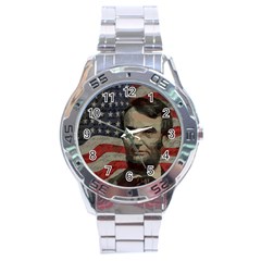 Lincoln Day  Stainless Steel Analogue Watch by Valentinaart