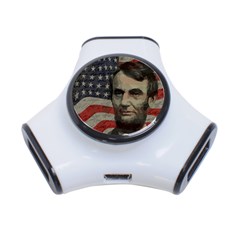 Lincoln Day  3-port Usb Hub by Valentinaart