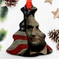 Lincoln Day  Christmas Tree Ornament (two Sides) by Valentinaart