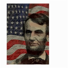 Lincoln Day  Small Garden Flag (two Sides) by Valentinaart