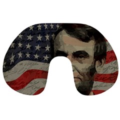 Lincoln Day  Travel Neck Pillows by Valentinaart