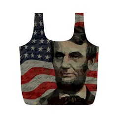 Lincoln Day  Full Print Recycle Bags (m) 