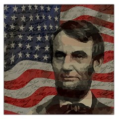 Lincoln Day  Large Satin Scarf (square) by Valentinaart