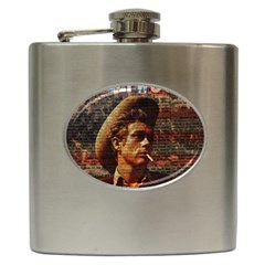 James Dean   Hip Flask (6 Oz) by Valentinaart