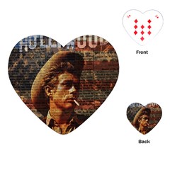 James Dean   Playing Cards (heart)  by Valentinaart