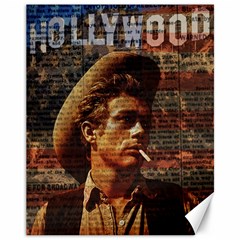 James Dean   Canvas 11  X 14   by Valentinaart