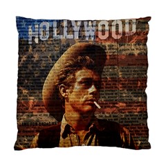 James Dean   Standard Cushion Case (two Sides) by Valentinaart