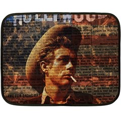 James Dean   Double Sided Fleece Blanket (mini)  by Valentinaart