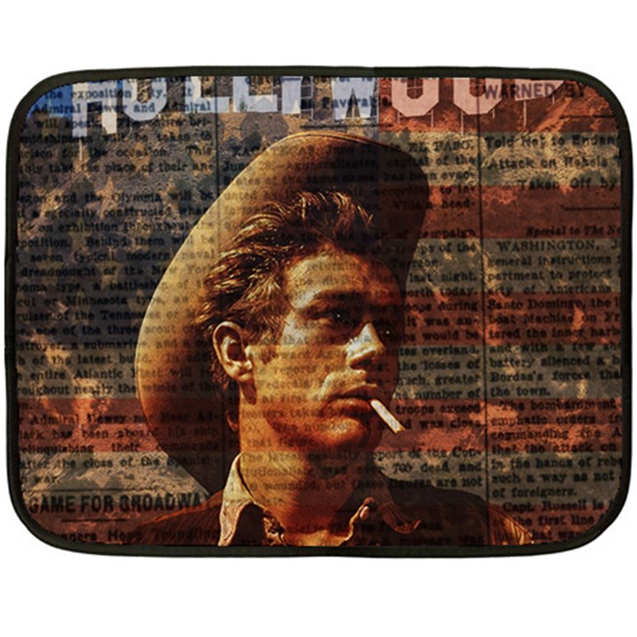 James Dean   Double Sided Fleece Blanket (Mini) 