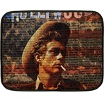 James Dean   Double Sided Fleece Blanket (Mini)  35 x27  Blanket Back