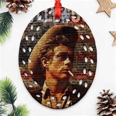 James Dean   Ornament (oval Filigree) by Valentinaart