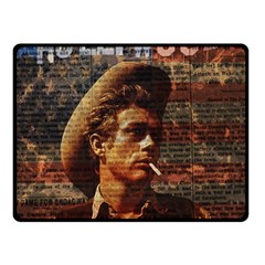 James Dean   Double Sided Fleece Blanket (small)  by Valentinaart