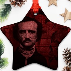 Edgar Allan Poe  Ornament (star) by Valentinaart